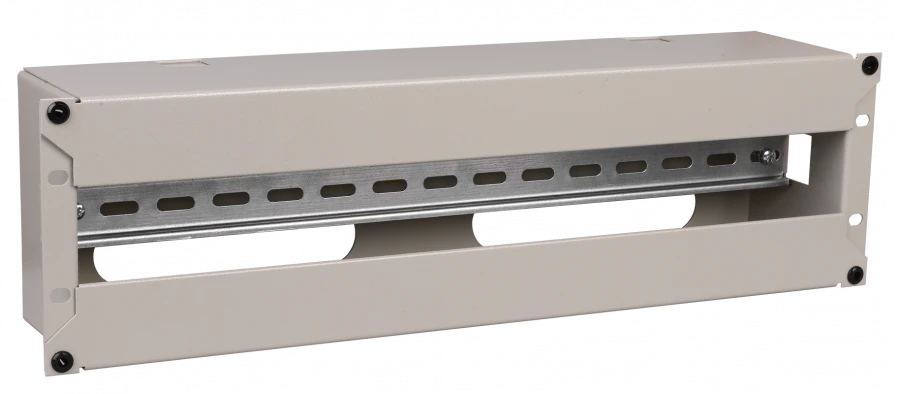 Electrical Distribution Panel with DIN Rail for 19" Racks
