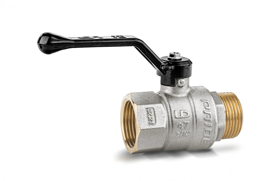 LD Pride Brass Ball Valve 47.20.V-N.R for Liquid and Gas Control
