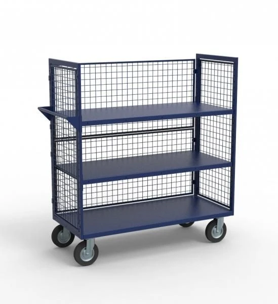 Mesh Assembly Trolley with 3 Shelves TS-3P