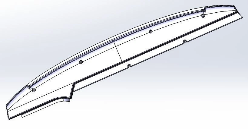 Vacuum-Formed Exterior Trim for Vehicles 5299-401-5206021