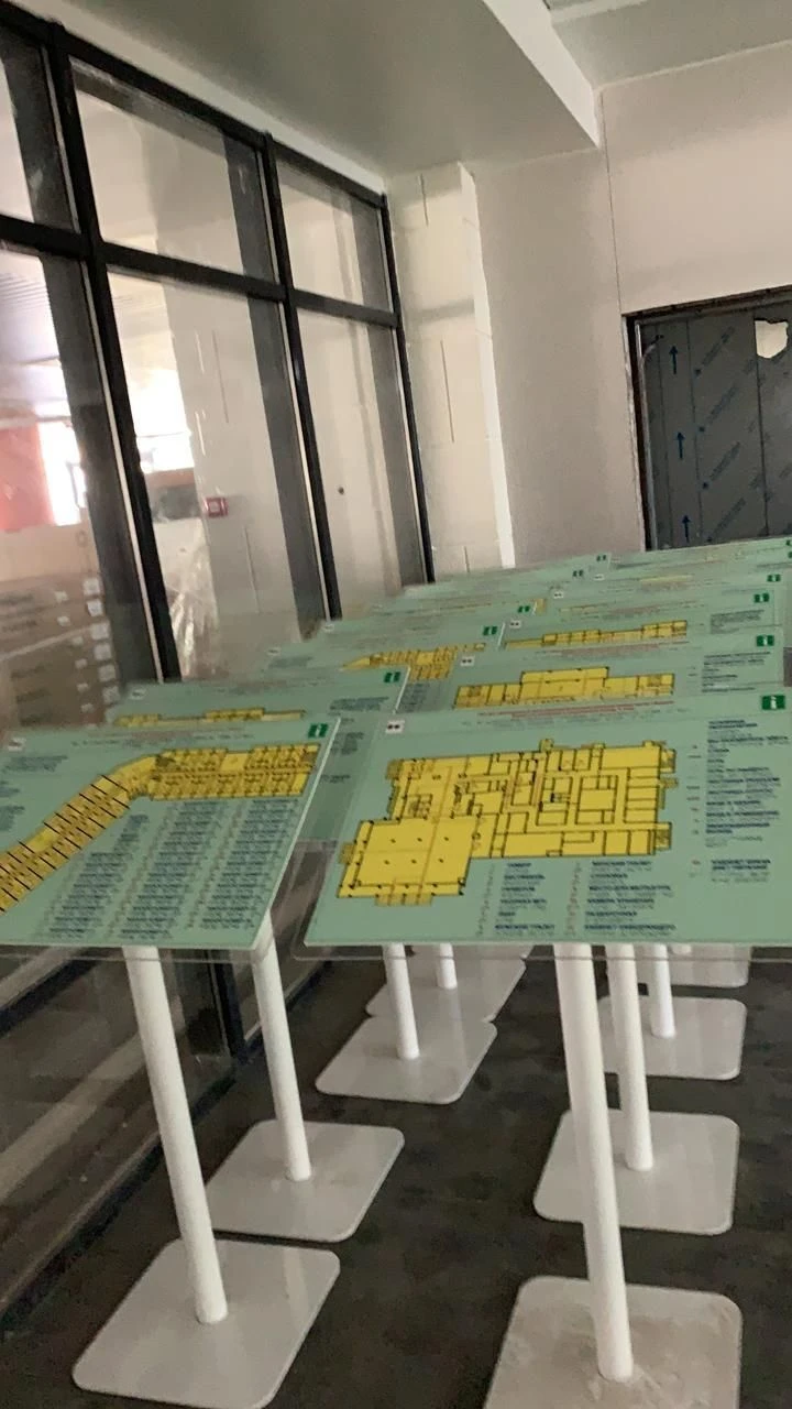 Informational Stand "Sphere" for Displaying Advertising Materials