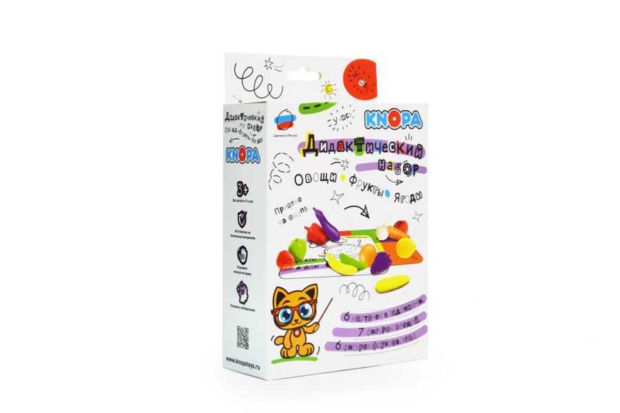 Educational Set "Vegetables, Fruits, Berries" KNOBA 1/9