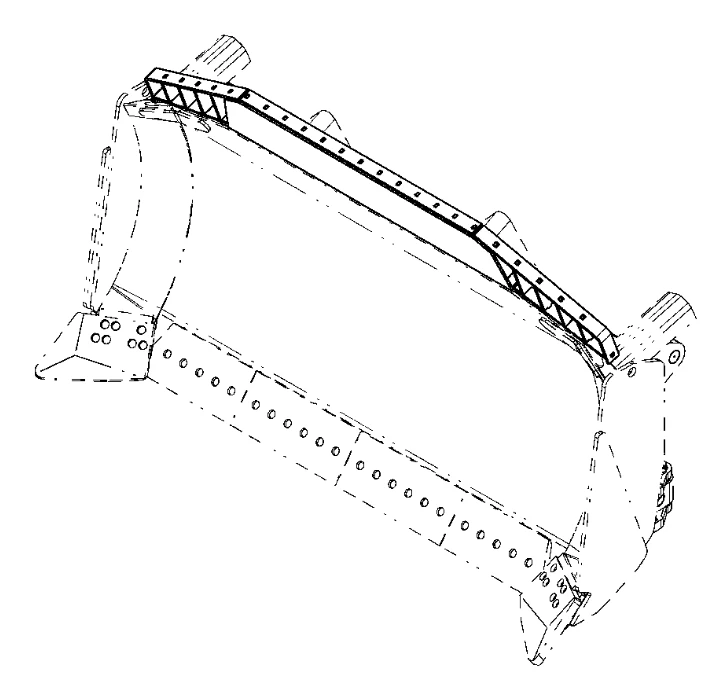 9057235 Heavy-Duty Earthmoving Blade for Construction Equipment