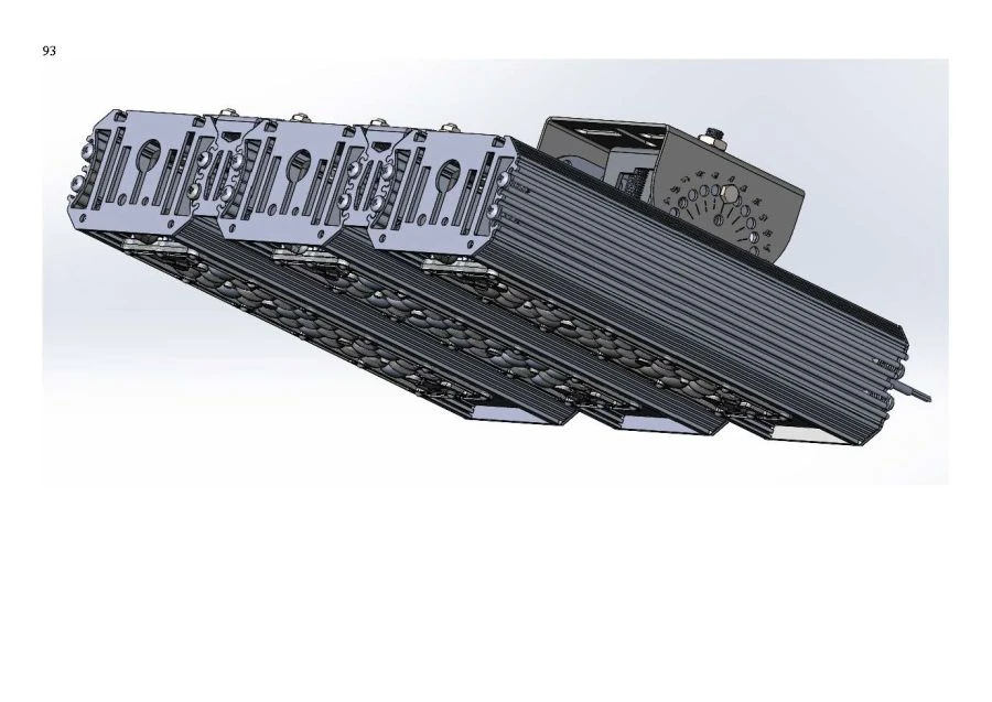 Industrial Design LED Light "MTM IoT" Series CUBE 180 with Three Modules