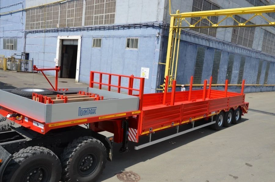 Semi-Trailer Politrans 94163-032 with Metal Platform