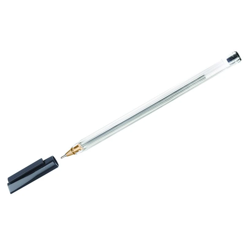 Black Ballpoint Pen "RSH 800", 0.7mm, Transparent Body