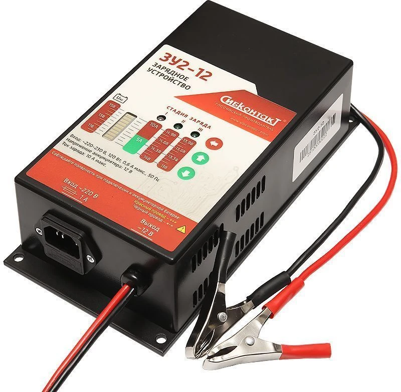 Three-Stage Adjustable Charger ZU2-12, 12V, 10A