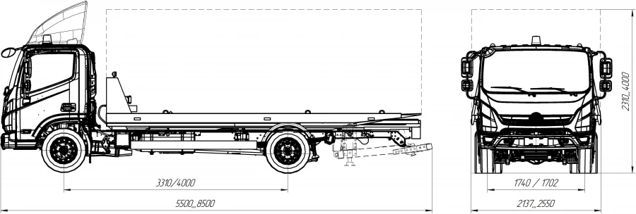 Special Tow Truck SMA221 on GAZ C49RD2/C49RF2 Chassis