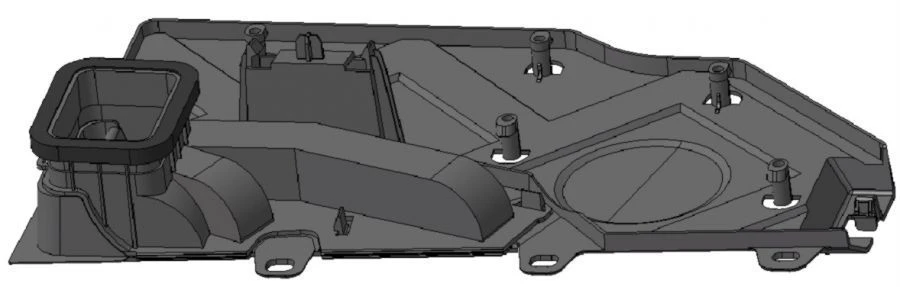 Passenger Lower Trim Assembly for Vehicles M1 and N1 - 9680933881
