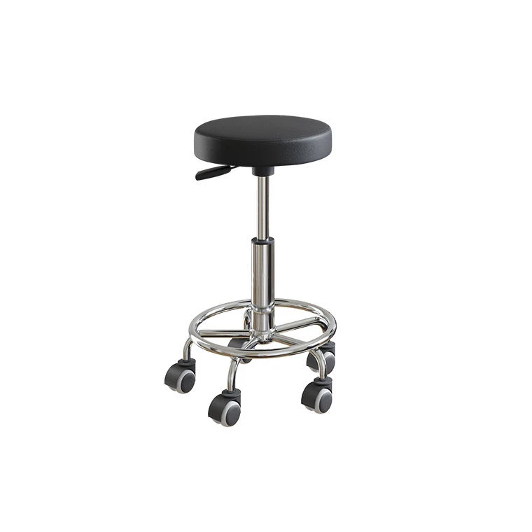 Black Leatherette Stool Teta 1-2 L