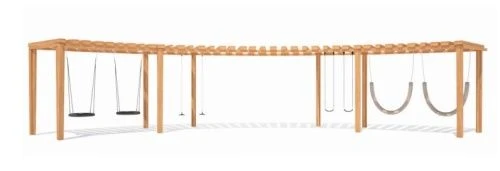 Outdoor Children's Play Pergola, Model A3017