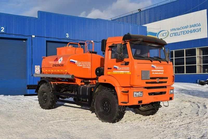 Fuel Transporter (АТЗ) UZST Model 6619-79 on KAMAZ 43502-D5