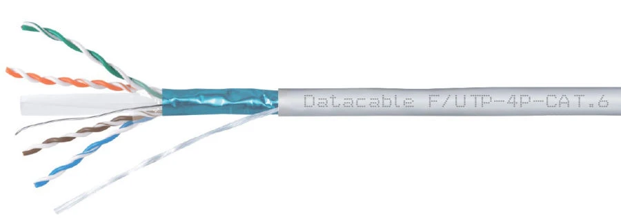 Shielded Twisted Pair Data Cable Category 6 for Digital Transmission Systems