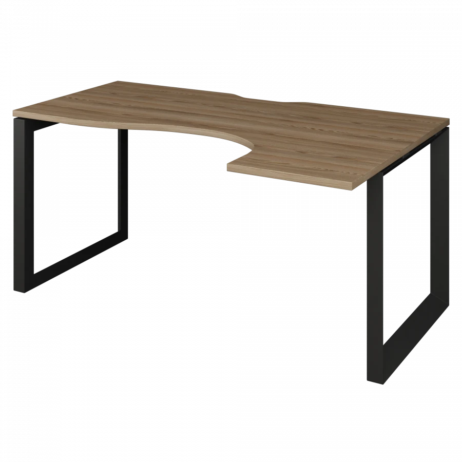 Corner Table NTMPO-060.PR - Metal Frame Design