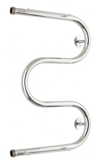 Towel Warmer "STILYE" M-Shaped 2P 600x400 Threaded 1" Uncoated