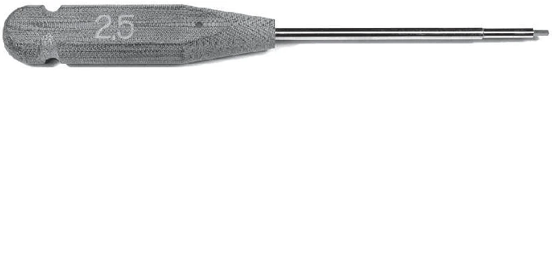 Hexagonal Cannulated Screwdriver S=2.5 mm, Art. 570.010