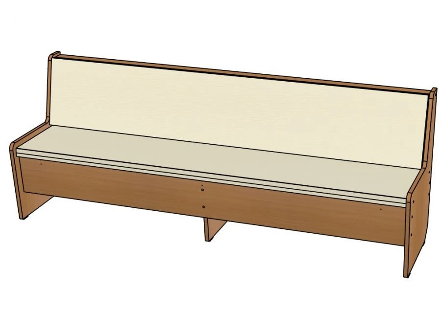 Malvina Sofa No. 4 (Semi-Soft) H260/NM10 for Preschool Play