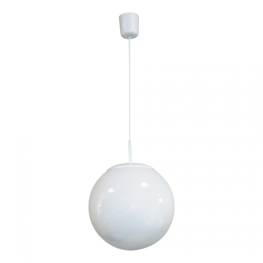Modern Pendant Light 250 НСО 17-150-304 Opal / White Cord