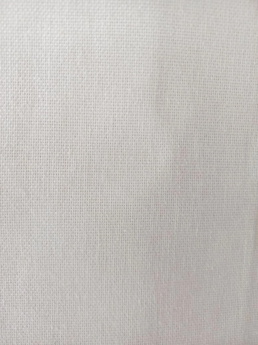 Cotton Fabric, Bleached "Rogozhka" Weave, 150 cm Width, 192 g/m²