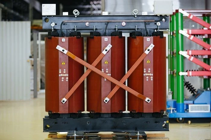 Three-Phase Dry Power Transformer with Cast Resin Insulation