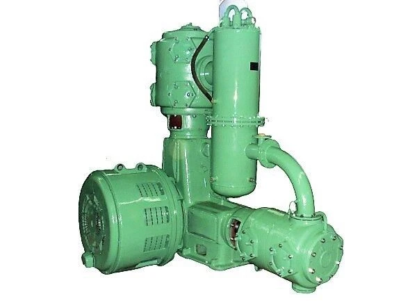 Piston Air and Gas Compressor Installations on Angular Bases