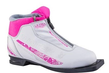 Ботинки лыжные женские TREK WinterComfort2 белый (лого розовый) 75