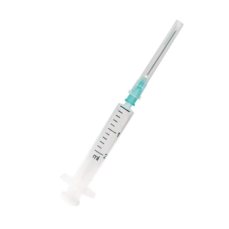 Sterile Single-Use Two-Part Injection Syringes with Needles 2ml