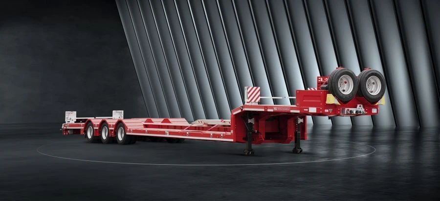 Specialized Heavy-Duty Semi-Trailer Tversoyrmash 993931 Modification 0021