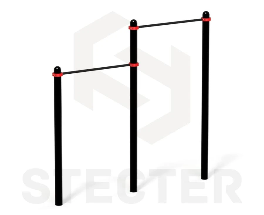 Double Outdoor Pull-Up Bar