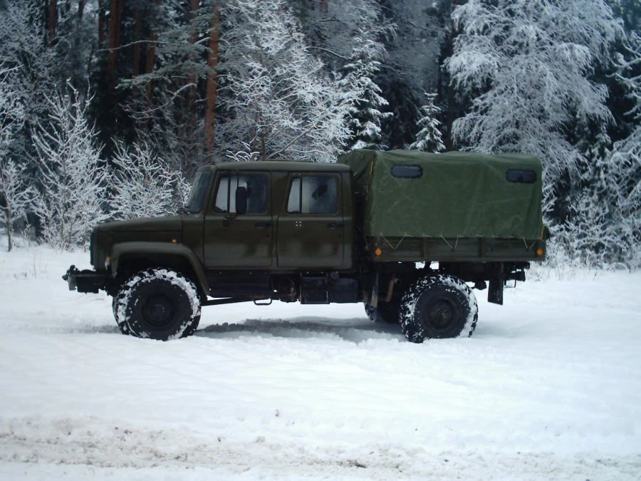 GAZ-33086平台上的双排6座卡车 - 型号3897-0000010-29