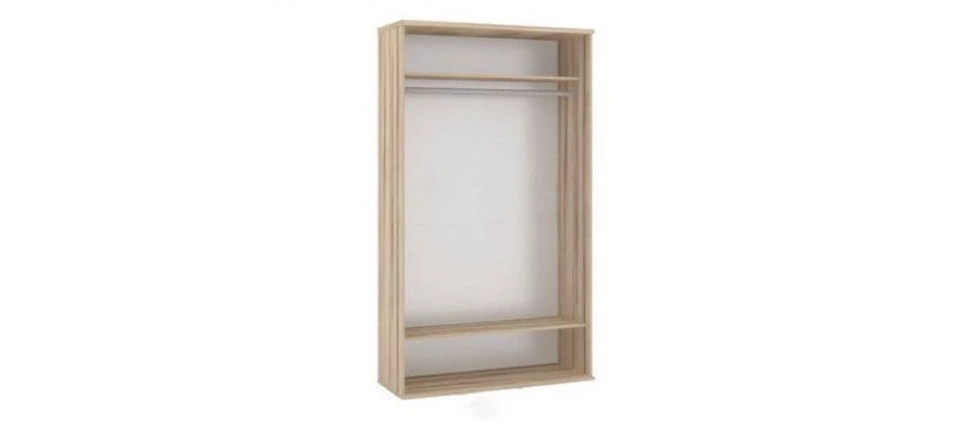 Two-Door Wardrobe with Body (White/Desira Ash) Model: Marta LD.636020.000