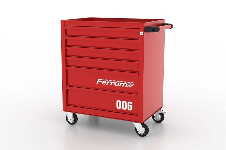 Tool Cart with 6 Drawers for Efficient Storage and Mobility