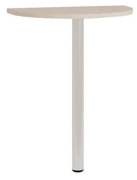 Round-Cornered Table Extension with Metal Support ST12