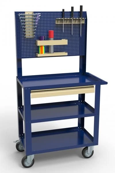 Open Trolley STI - 1474x825x440 mm, Steel Construction