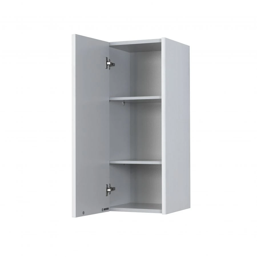 Aquaton Silva Left Wall-Mounted Semi-Colonna, Polar Oak, Model 1A215703SIW7L1.A215.7.03S.IW7.L