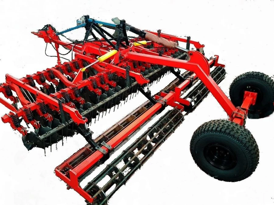 Disc Cultivator for Soil Processing of Grains and Crops KD-6x2