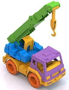 Kamaz Crane Toy with Extendable Ladder