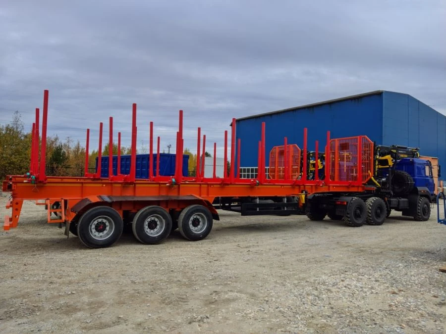 Three-Axle Logging Semi-Trailer BZAP 94553H