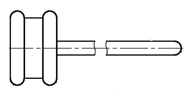 Trochar 3.0 mm Surgical Tool for Ligament Reconstruction OM.014.20.10