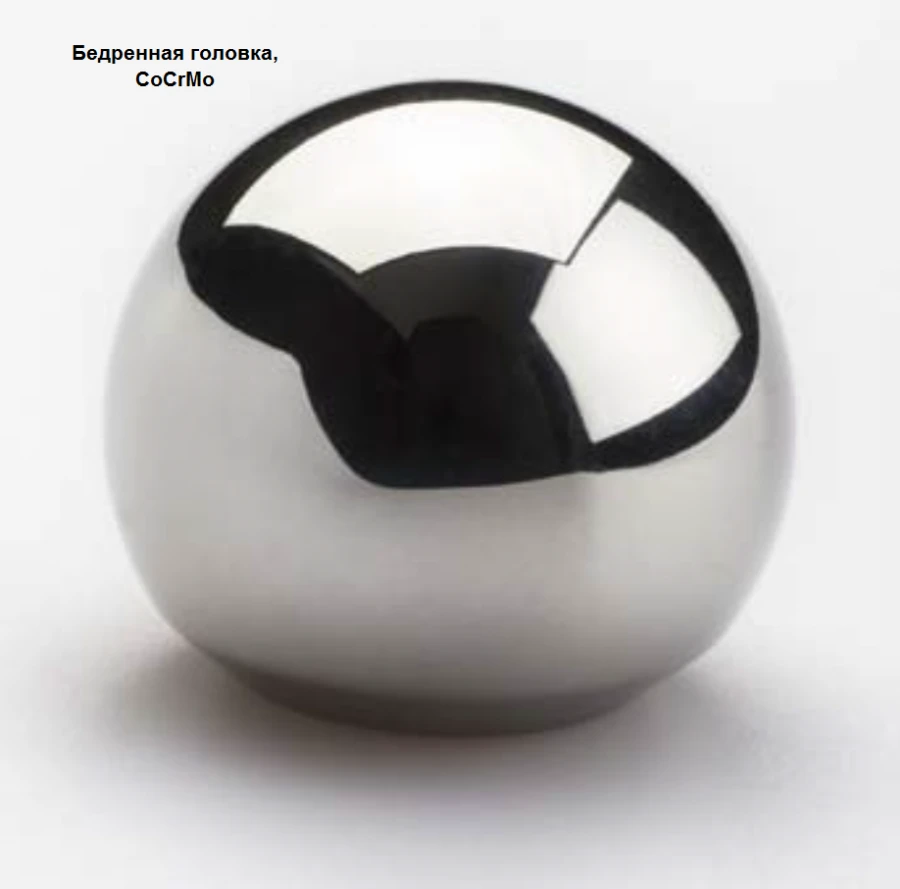 CoCrMo Femoral Head Implant, Size 28 S