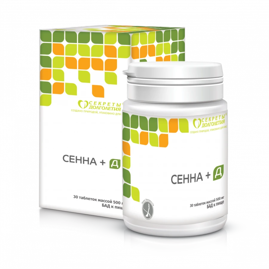 Natural Senna+ D Herbal Laxative for Gut Health