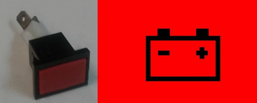 Control Lamp for Battery Charge Indication Model 2212.3803-47