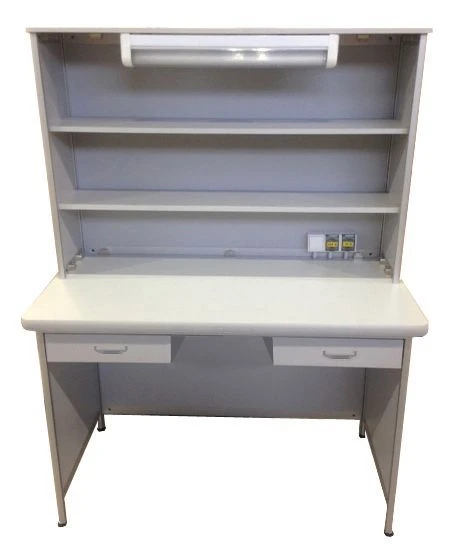 Laboratory Workbench with Aluminum Frame and Plastic Surface