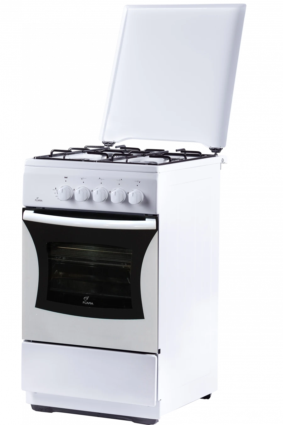 4-Burner Gas Stove with Oven Control Flama FG 2402
