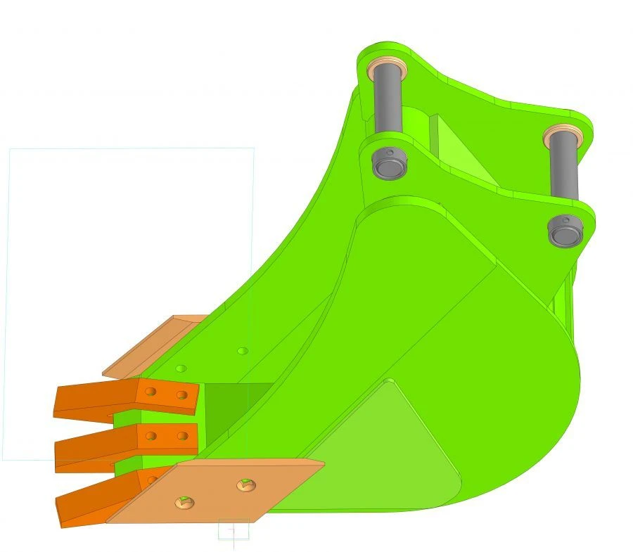 Cukurova 888 Trenching Bucket 300 mm Capacity 0.1m³