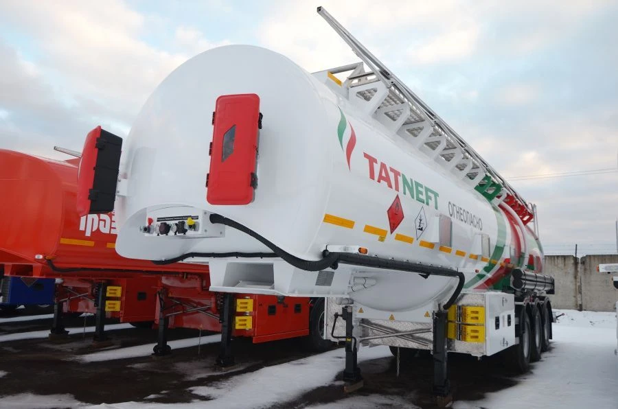 Round Tank Semi-Trailer for Transporting Oil and Petroleum Products, Model PPC-3/6-3/12-23-2, Modification 93226-0000010-04