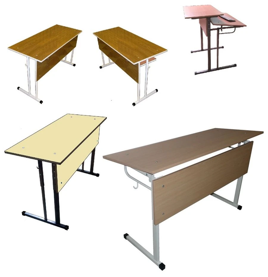 Adjustable Two-Seater Student Desk for Educational Institutions - Model SI56.13.02.24