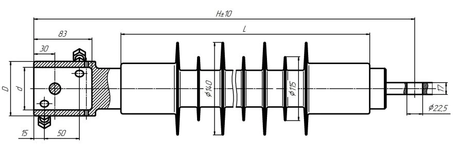 Insulator for Contact Network KSPKr 120-25/0.95I-2