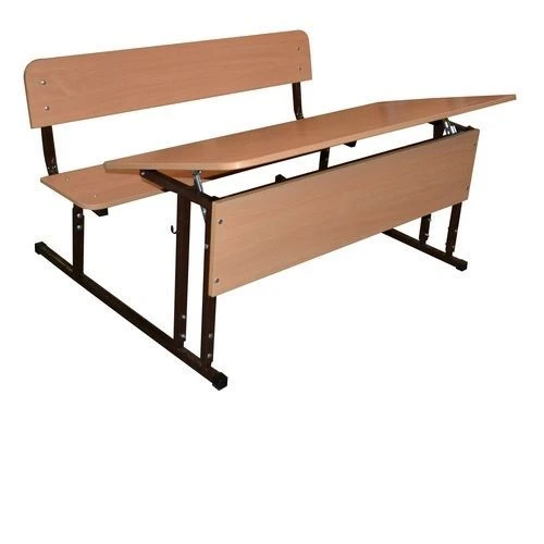 Adjustable Two-Seat Student Desk "Umnik" with Tiltable Surface, Model 50085
