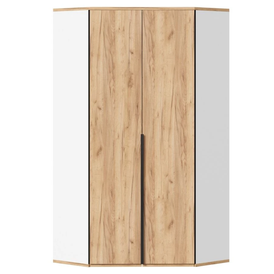 Urban LD.528060.000 Corner Cabinet 45 (White/Golden Oak)